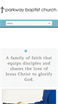Mobile Screenshot of parkway-baptist.org